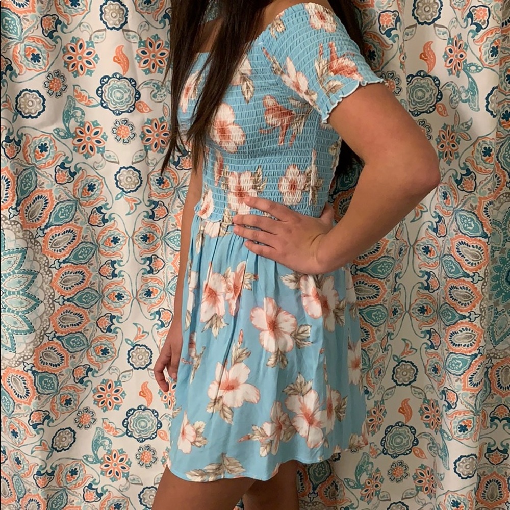 Blue island dress